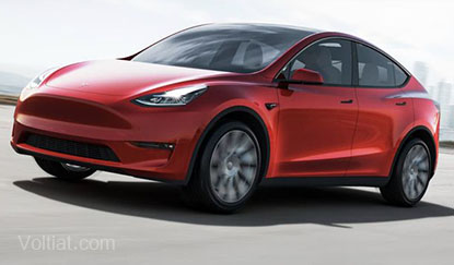 سيارة كهربائية نوع Tesla Model Y