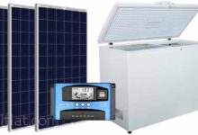 تشغيل فريزر على الطاقة الشمسية