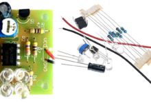 دائرة إضاءة غماز باستخدام LM358