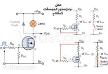 عمل ترانزستور الموسفت كمفتاح