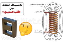 لماذا تلف الملفات حول قلب حديدي