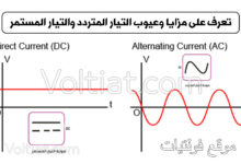 مميزات وعيوب التيار المستمر والمتردد