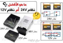 أيهما الأفضل نظام 12V أم نظام 24V للطاقة الشمسية