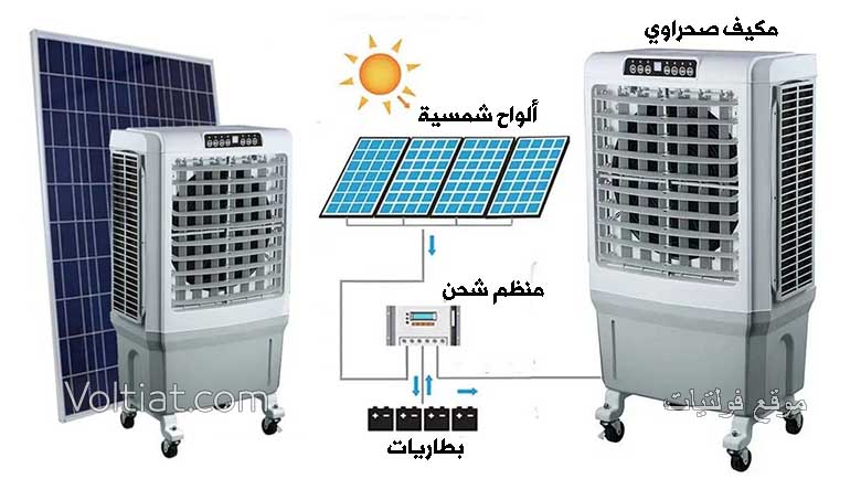 مكيفات صحراوية تعمل بالطاقة الشمسية