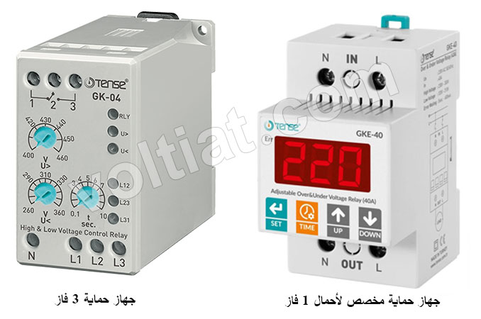 جهاز الحماية من ارتفاع وانخفاض الجهد