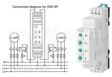 طريقة توصيل المؤقت الزمني التبادلي ERV-09