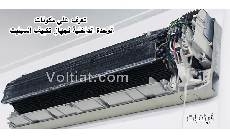 مكونات الوحدة الداخلية لجهاز تكييف السبليت