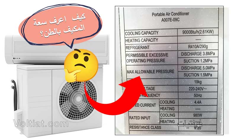 كيف تحدد سعة المكيف بالطن؟