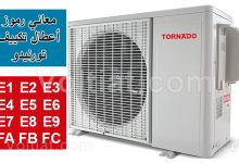 أعطال رموز مكيفات تورنيدو TORNADO