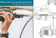 تأسيس وتمديد مواسير المكيفات خطوة بخطوة