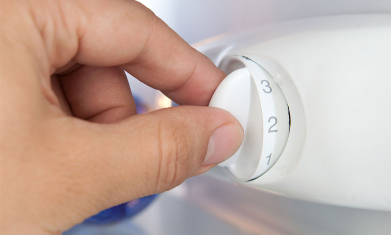 ضبط ثرموستات الثلاجة المنزلية