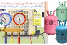 كيف تحدد ضغط الفريون المناسب للمكيف