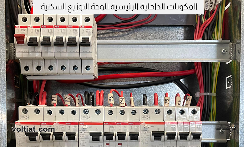 لوحات التوزيع الكهربائية داخل المباني