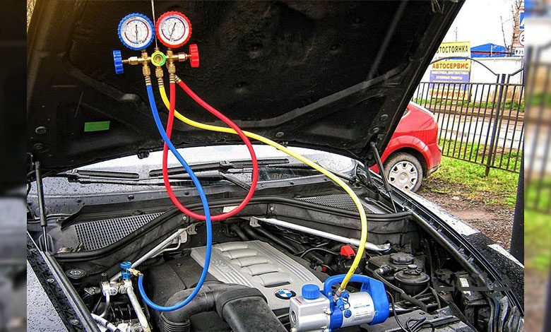 صيانة مكيف السيارة (عملية الفاكيوم)