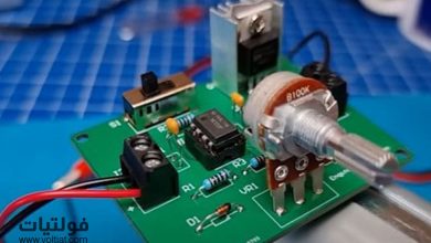 تصميم وحدة تحكم سرعة محرك DC باستخدام PWM ومؤقت 555