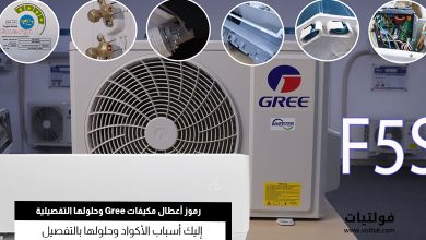 رموز أعطال مكيفات Gree