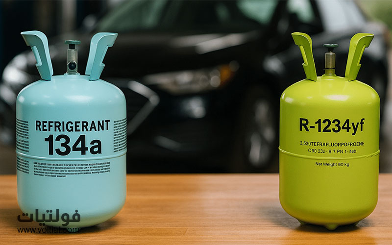 مقارنة بين R1234yf وR134a