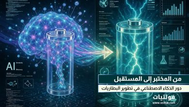 الذكاء الاصطناعي في تطوير البطاريات