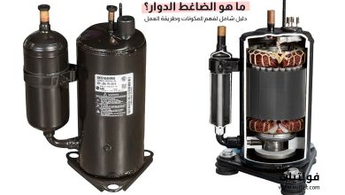 الضاغط الدوار