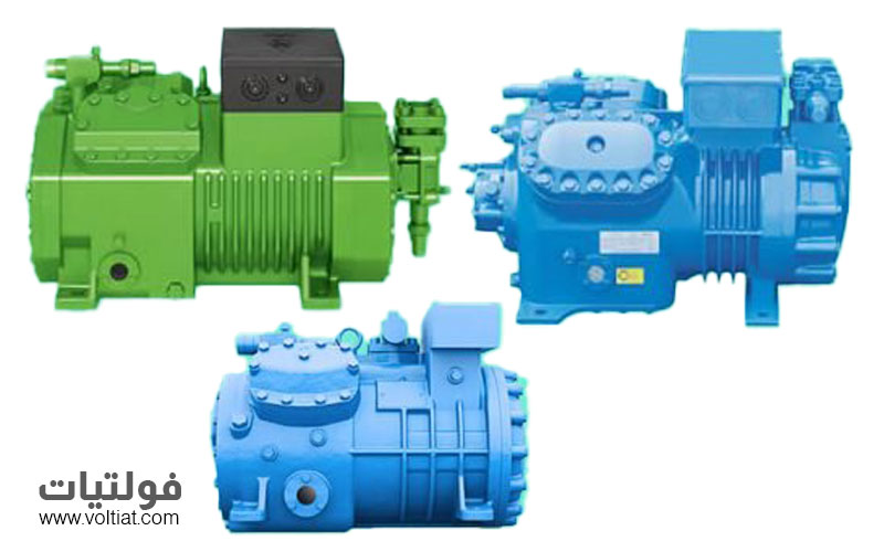الضاغط شبه المحكم (Semi-Hermetic Compressor)