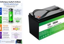مصطلحات البطاريات ومواصفاتها