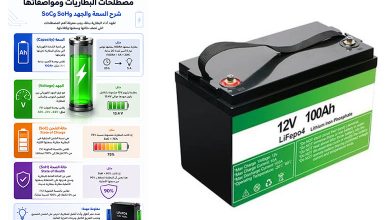 مصطلحات البطاريات ومواصفاتها