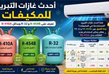 أحدث غازات التبريد للمكيفات R-32 وR-454B وبدائل R-410A