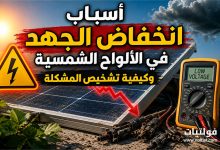 أسباب انخفاض الجهد في الألواح الشمسية وكيفية تشخيص المشكلة
