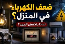 أسباب ضعف الكهرباء في المنزل