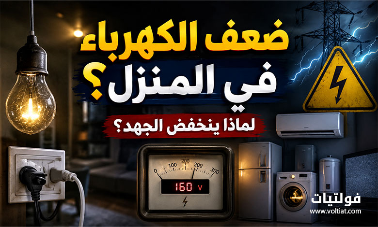 أسباب ضعف الكهرباء في المنزل