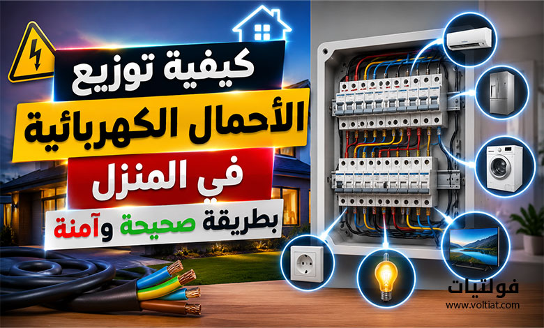كيفية توزيع الأحمال الكهربائية في المنزل بطريقة صحيحة وآمنة