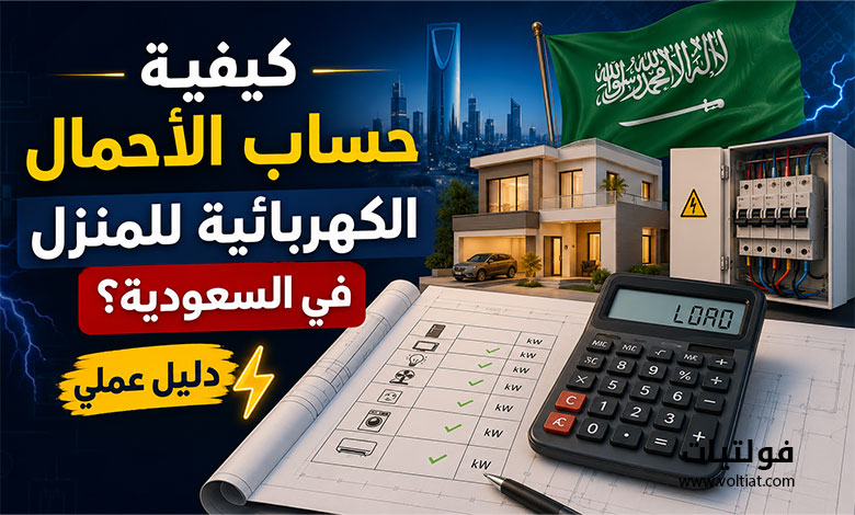 كيفية حساب الأحمال الكهربائية للمنزل في السعودية؟