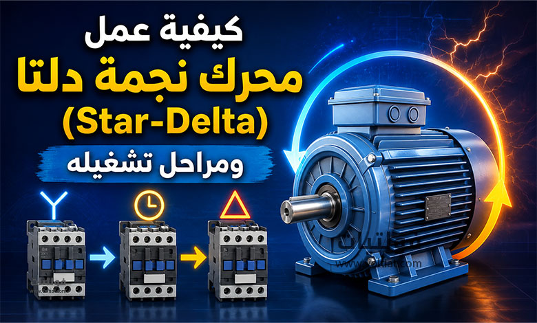 كيفية عمل محرك نجمة دلتا (Star-Delta) ومراحل تشغيله