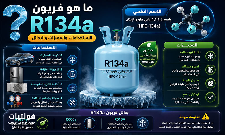 ما هو فريون R134a