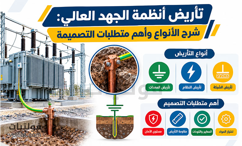 تأريض أنظمة الجهد العالي