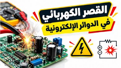 تيار القصر في الدوائر الإلكترونية