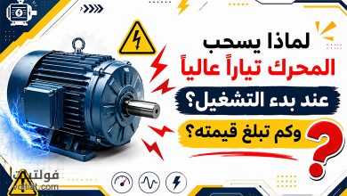 تيار بدء تشغيل المحرك الكهربائي