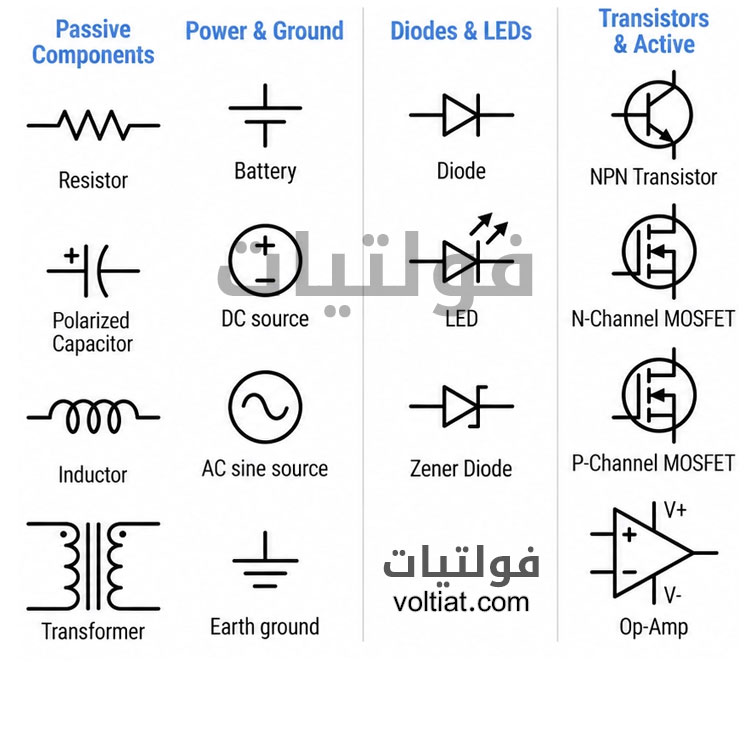 رموز إلكترونية مهمة 2