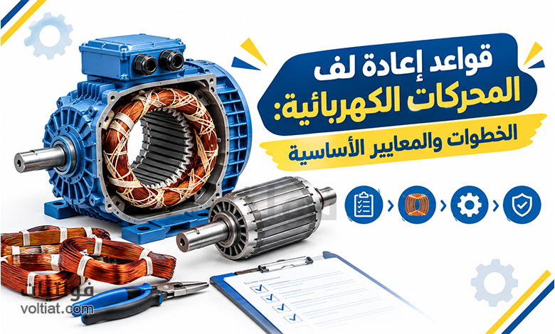 قواعد إعادة لف المحركات الكهربائية