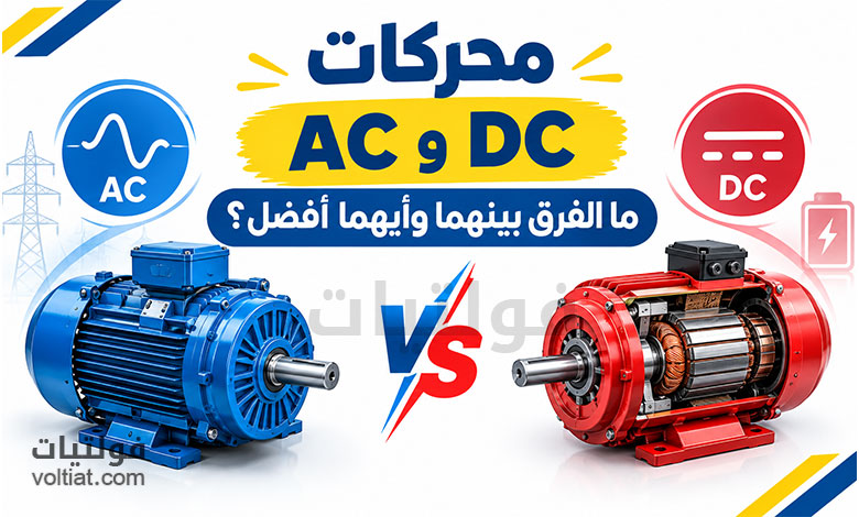 ما الفرق بين محركات AC وDC