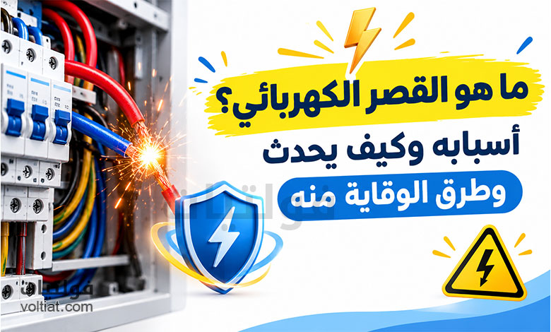 ما هو القصر الكهربائي أو تيار القصر الكهربائي