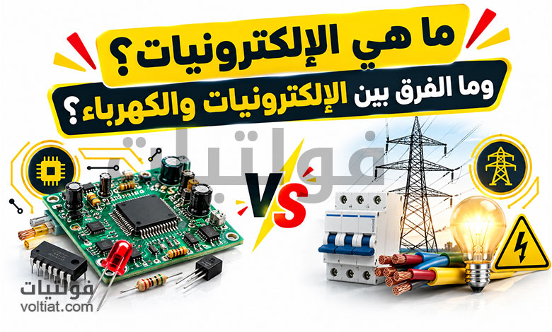 ما هي الإلكترونيات؟ وما الفرق بين الإلكترونيات والكهرباء؟