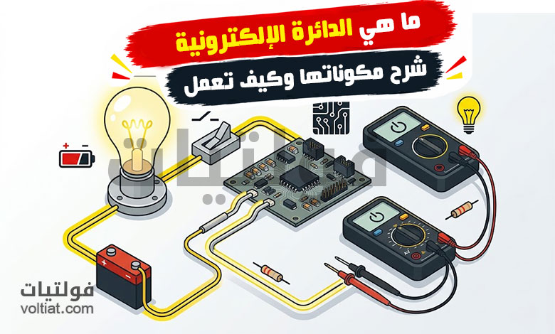 ما هي الدائرة الإلكترونية؟ شرح مكوناتها وكيف تعمل