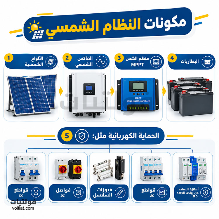 مكونات النظام الشمسي
