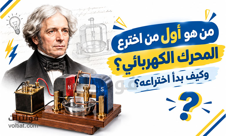 من هو أول من اخترع المحرك الكهربائي؟