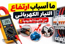 أسباب ارتفاع التيار الكهربائي