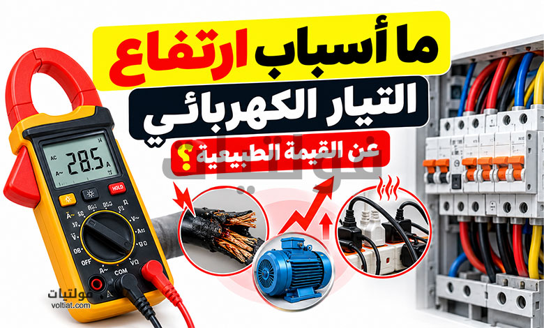 أسباب ارتفاع التيار الكهربائي
