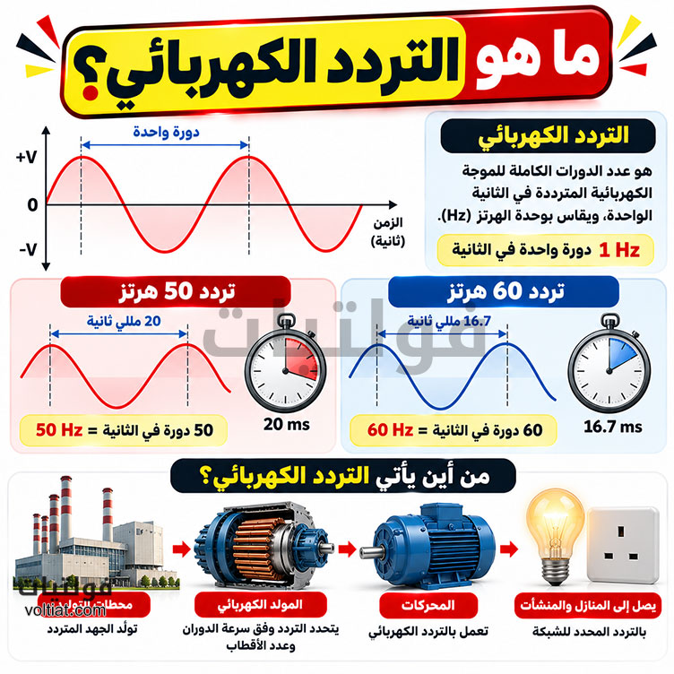 التردد الكهربائي