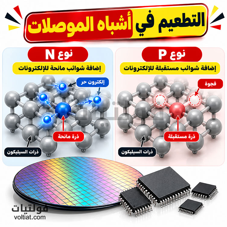 التطعيم في أشباه الموصلات
