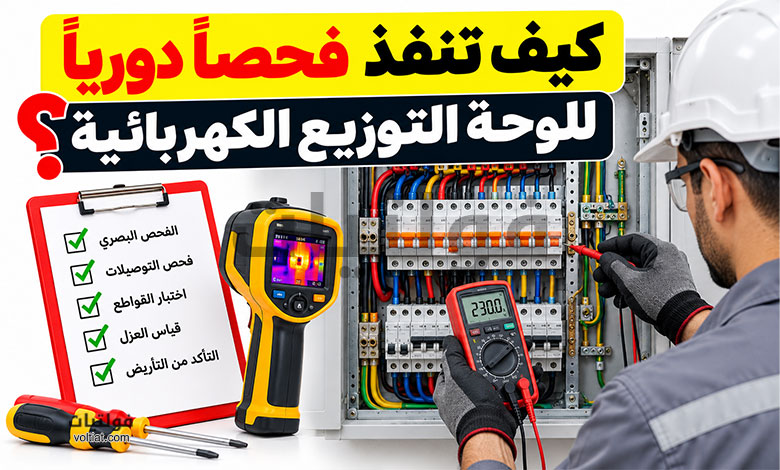 الفحص الدوري للوحة التوزيع الكهربائية وخطواته